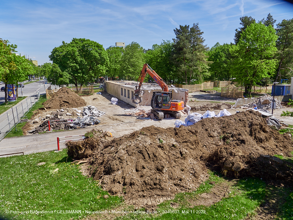 11.05.2022 - Baustelle am Haus für Kinder in Neuperlach